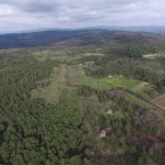 Dolmens Farm from the air